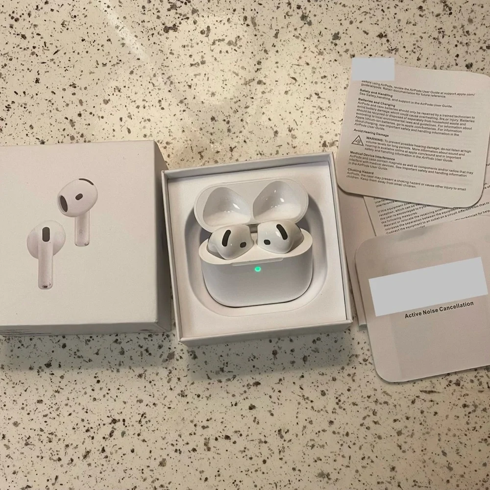 Wireless Earbuds with Charging Case - White